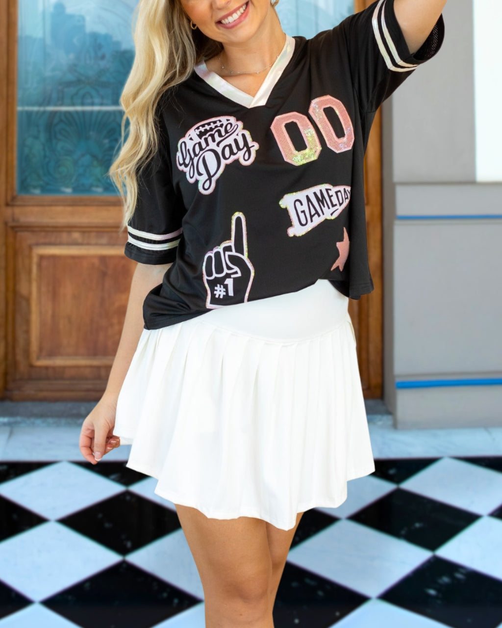 Gameday Iridescent Sequin Tee
