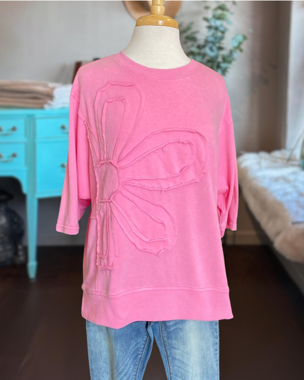 Flower Patch Washed Top