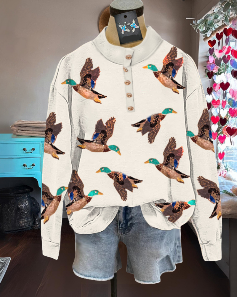 Unique Mallard Duck Sweatshirt