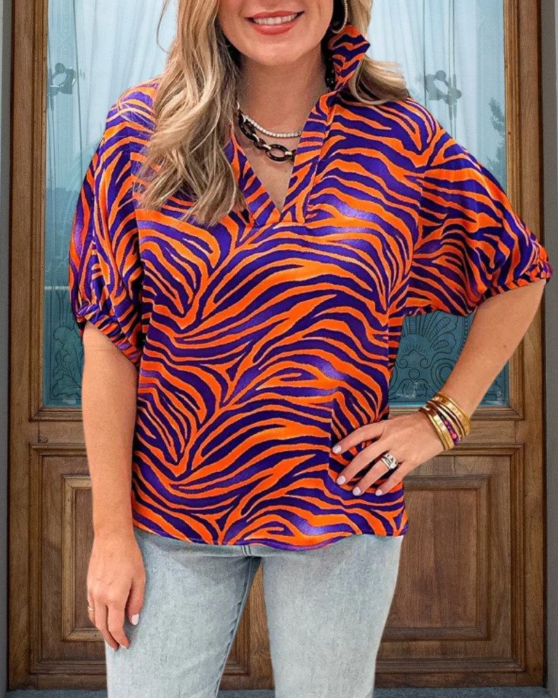 Chic Textured Satin Top
