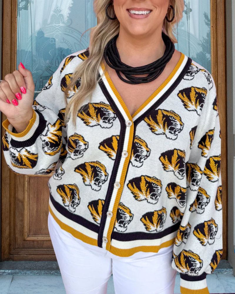 Missouri Tigers V-neck Cardigan