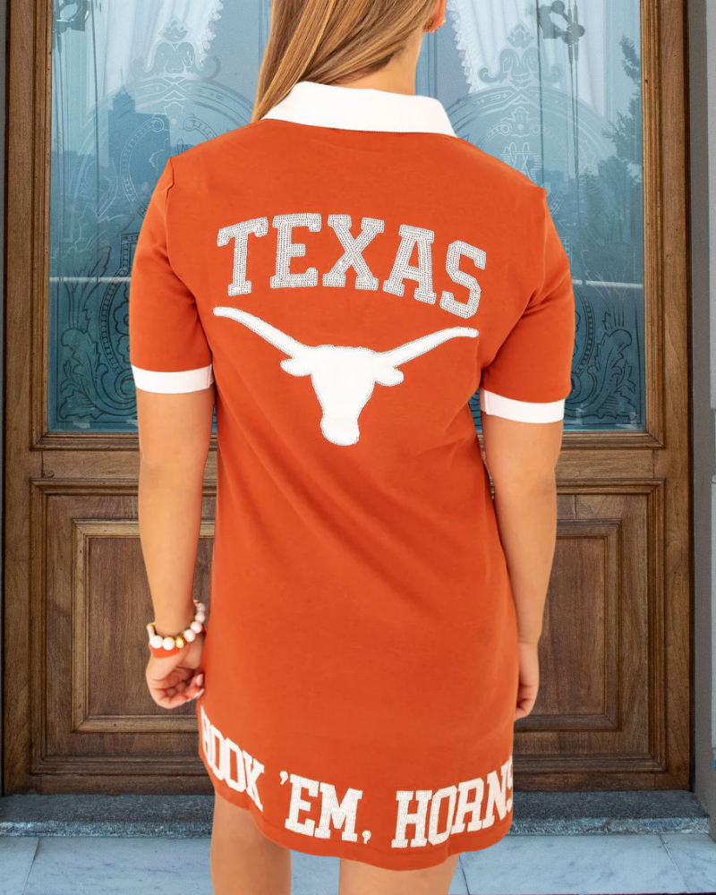 Texas Longhorn Print Mini Dress