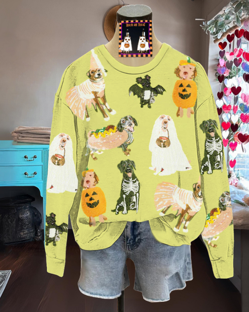 Halloween Mixed Animal Sweatshirt