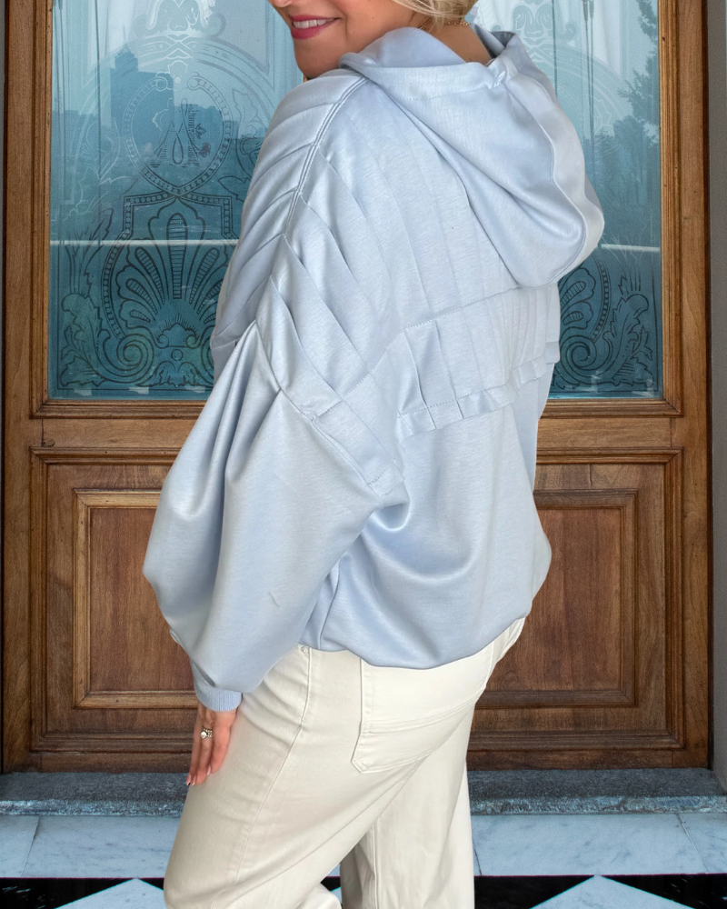 Trendy Unique Textured Hoodie