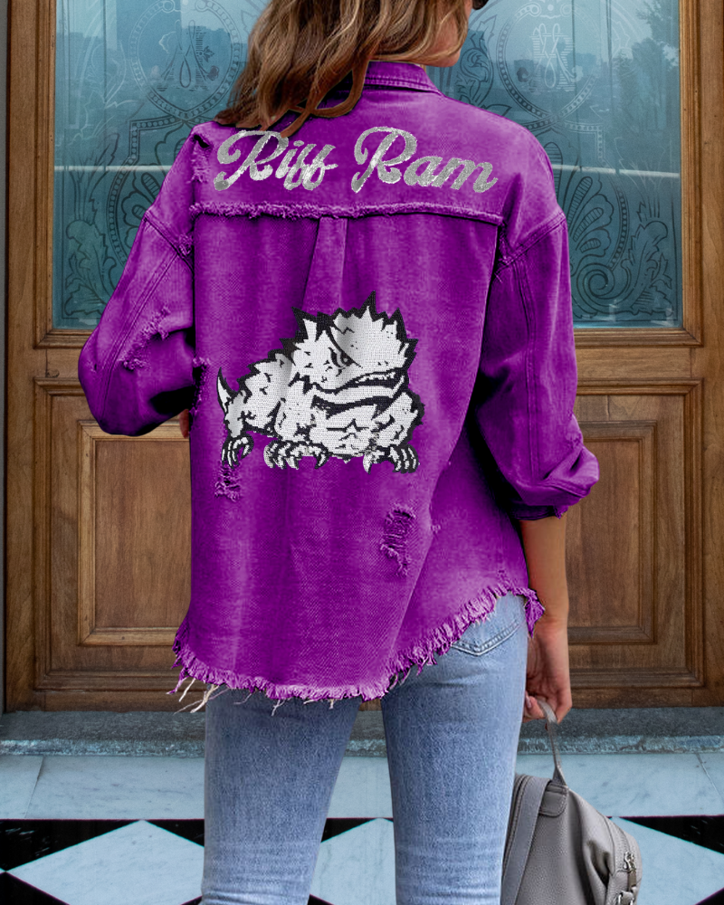 TCU Horned Frogs Sequin Jacket