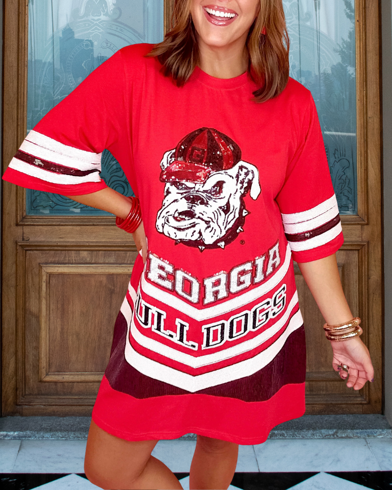 Georgia Bulldogs Sequined Dress