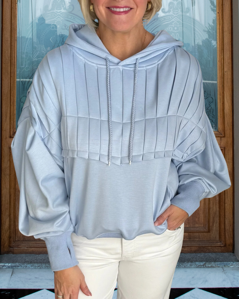 Trendy Unique Textured Hoodie