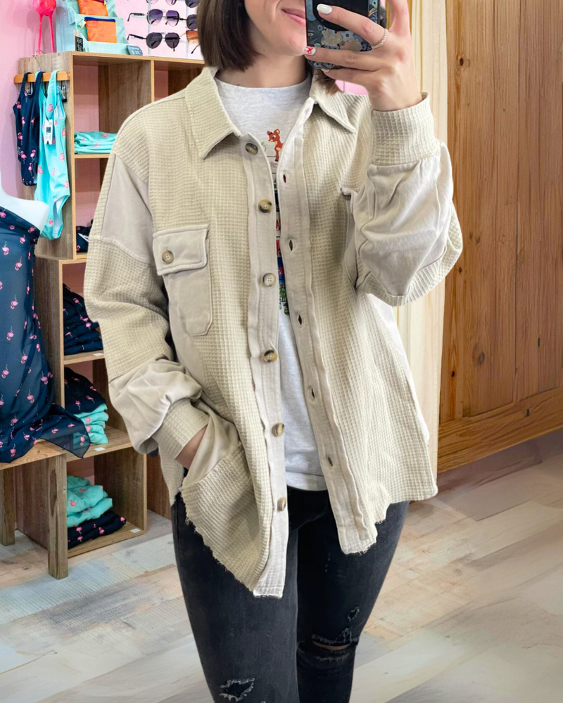 Simple Stylish Waffle Shirt