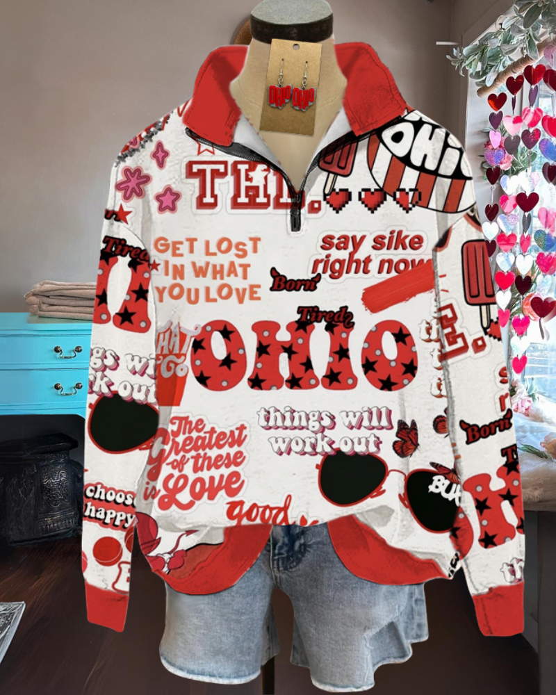 Stylish Ohio Half-Zip Pullover