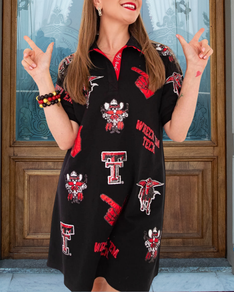 Texas Tech Red Raiders Sequined Dress