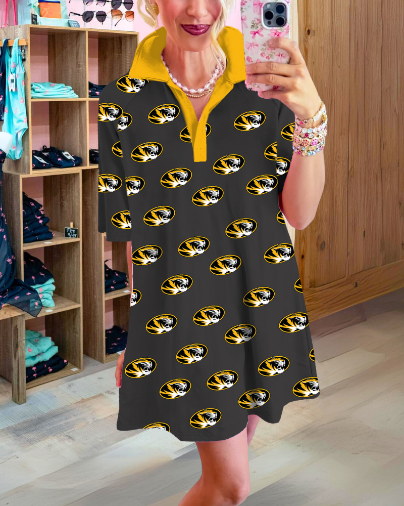 UM Tigers Polo Dress