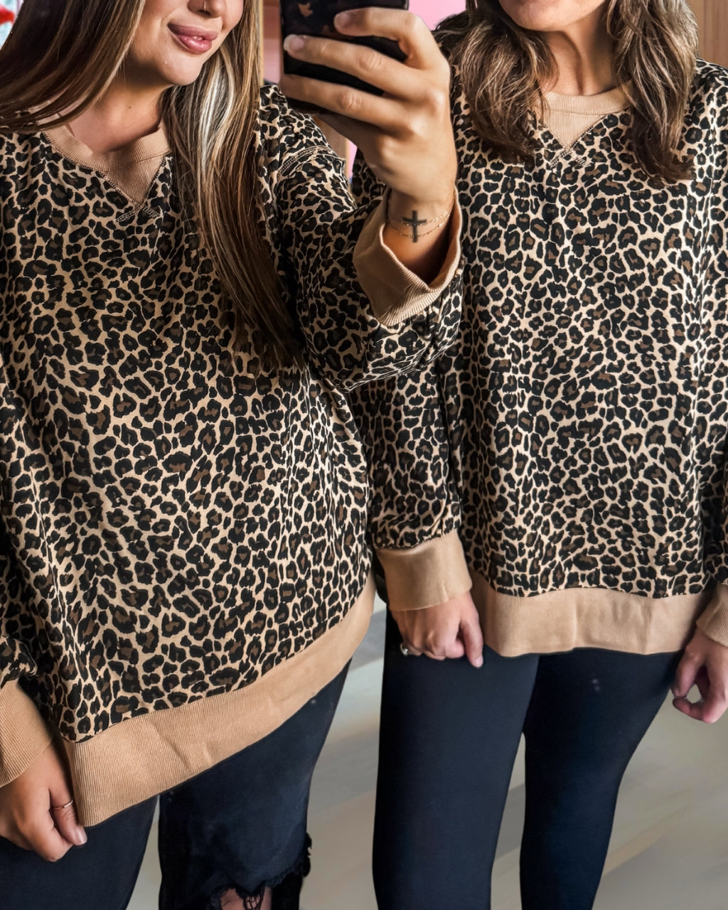 Wild Leopard Print Sweatshirt