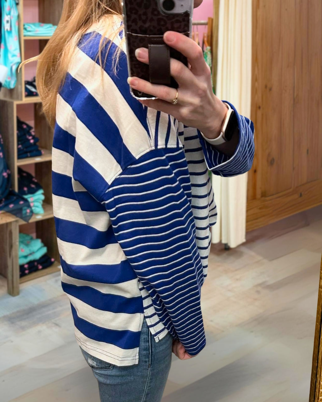 Fun Multi Stripe Sweatshirt