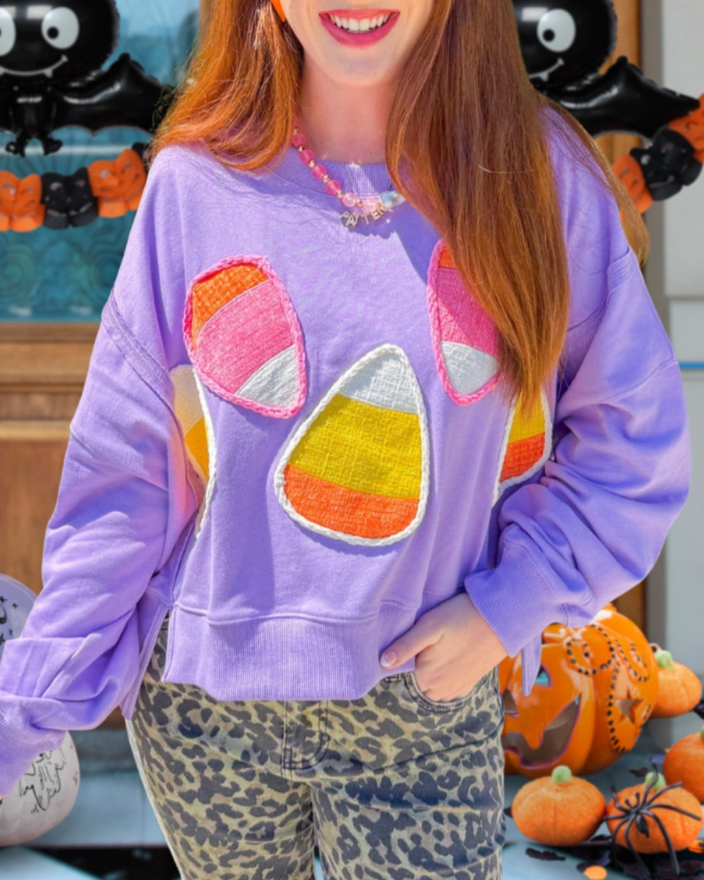 Candy Corn  Party Sweatshirt