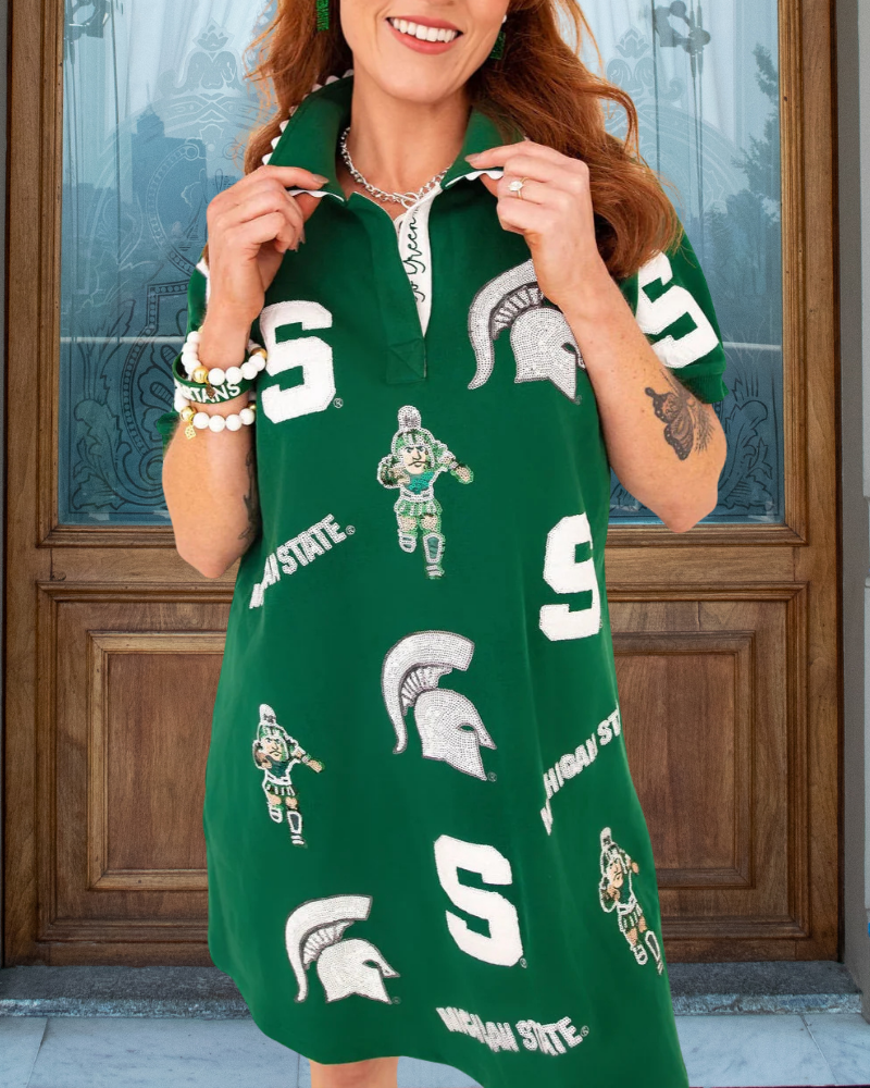 Michigan State Spartans Sequin Dress