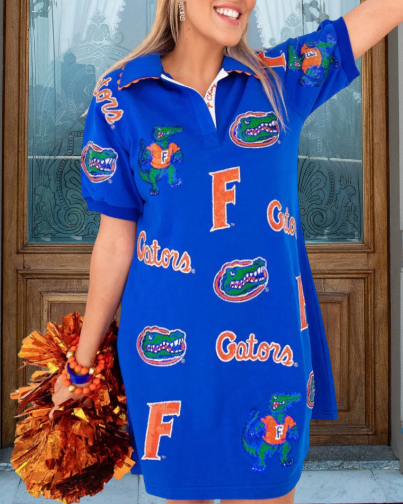 Florida Gators Sequined Mini Dress