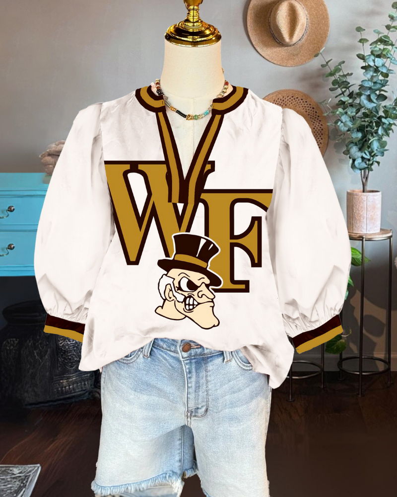 WF Demon Deacons Satin Top