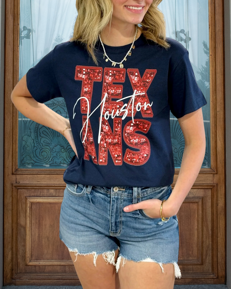 Houston Texans Sequined T-shirt