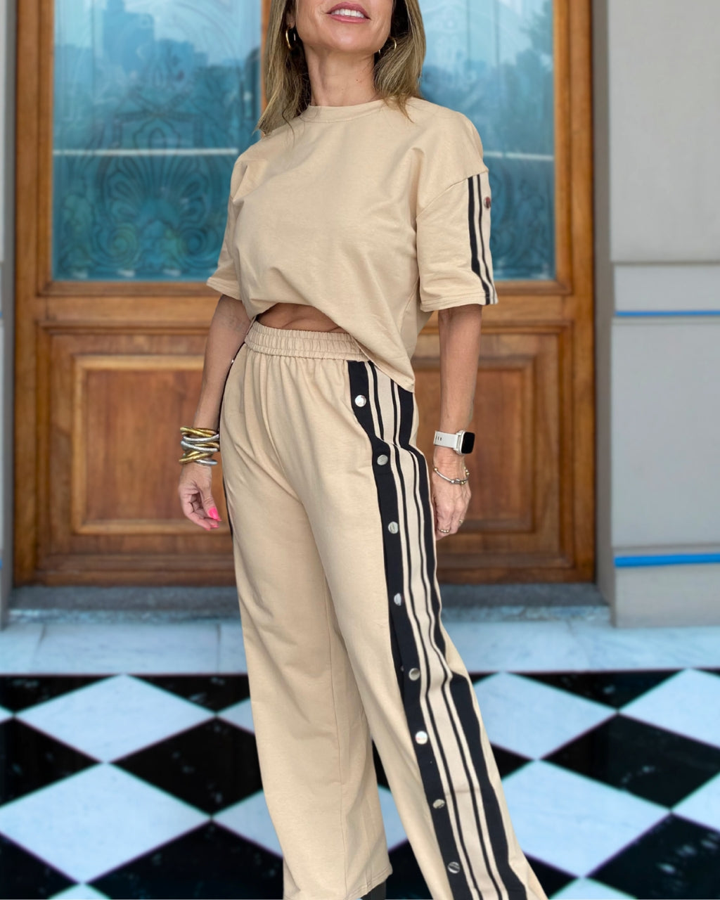 Trendy Side Stripe Set