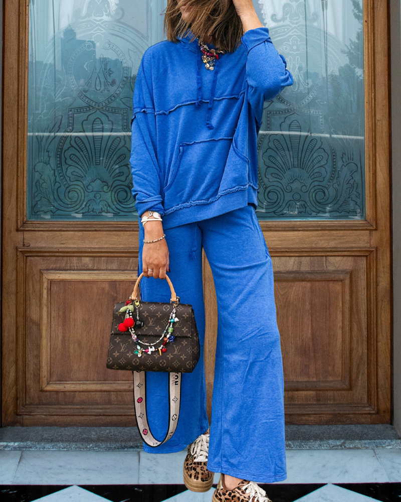 Casual Simple Hooded Set
