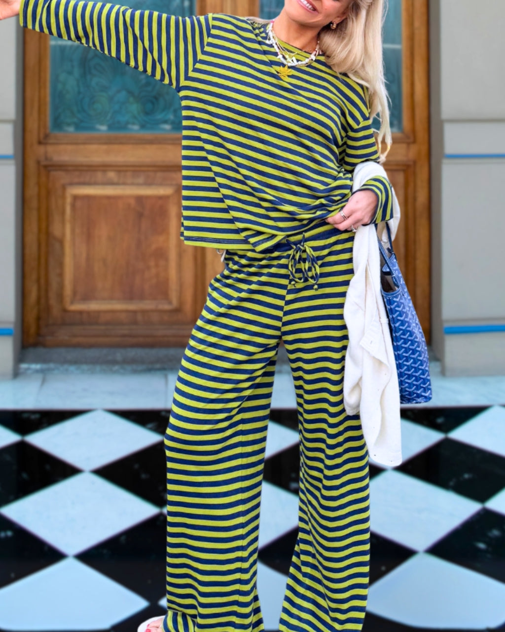 Cozy Bum Striped Set