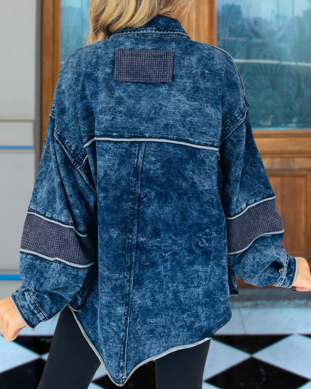 Vintage Textured Denim Jacket