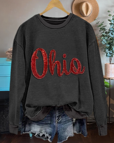 Ohio Print Crewneck Sweatshirt