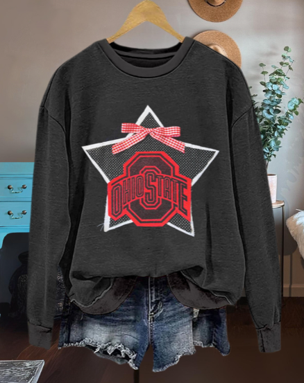 Ohio State Bow Star Sweatshirt