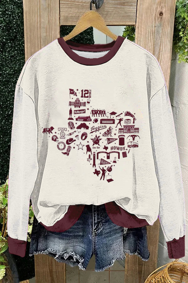 TAMU Aggies Graphic Sweatshirt