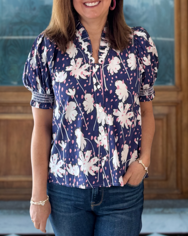 Serene Floral Dream Top