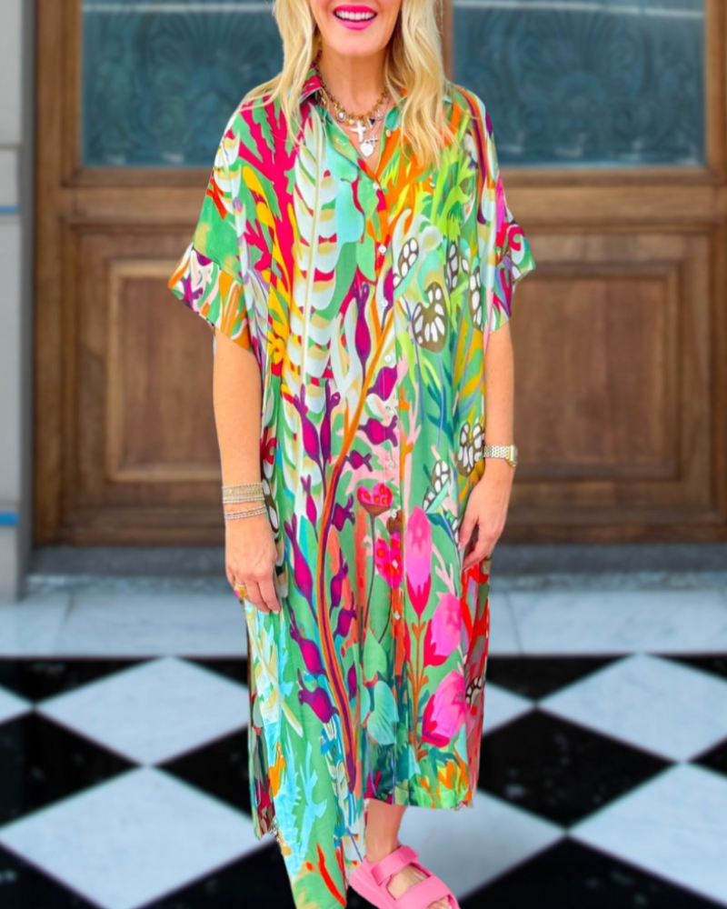 Abstract Art Maxi Dress