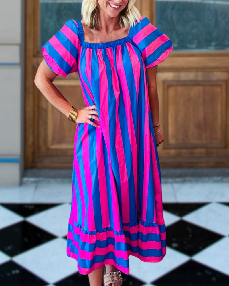 Neon Story Maxi Dress